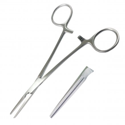 Затискач по RANKIN атравматичний, кровоспинний, прямий. Довжина 16,0 см